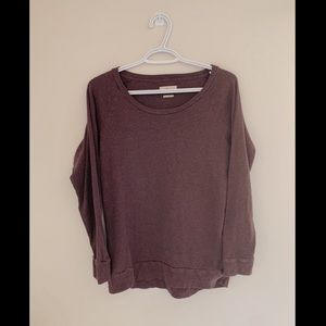 Burgundy TNA Long Sleeve